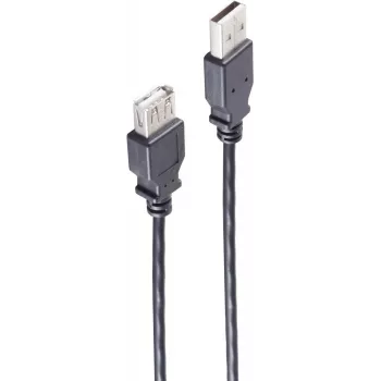 shiverpeaks BS13-24185 USB-Kabel 1,8 m USB 2.0 USB A Schwarz (BS13-24185)