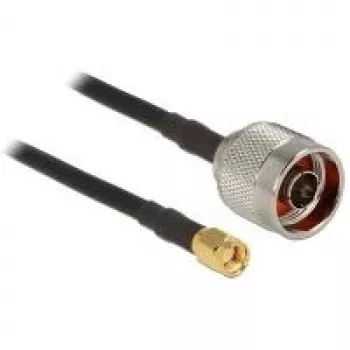 Koaxialkabel CFD200 DeLOCK 88939 1,5 m RP-SMA Schwarz