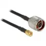 Koaxialkabel CFD200 DeLOCK 88939 1,5 m RP-SMA Schwarz