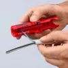 Knipex 16 85 125 SB Kabelabisolierer Blau, Rot