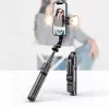 Tech-Protect L05S Selfie Stick Ständer LED-Lampe Bluetooth-Fernbedienung