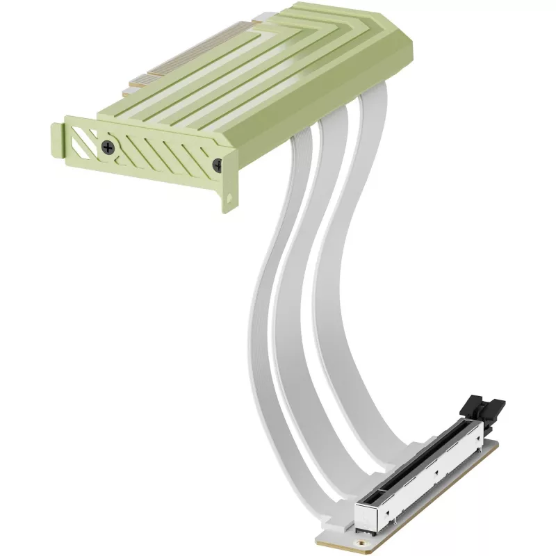 PCIe 5.0 Hyper Riser von HYTE, 20 cm, grün/weiß (ACC-HYTE-PCIE50-MM)