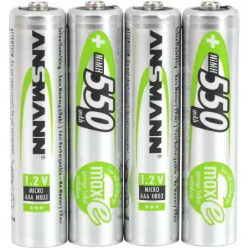 Batterie Ansmann Blister 4 X Accu AAA 550 mAh