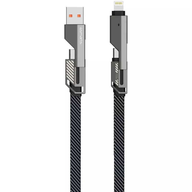 4smarts USB-C Kabel ComboCord Flat 240W+ Schlüsselanhänger - Kabel - Digital/Daten