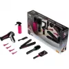 Theo Klein 10-teiliges Mega braunes Kinder-Haarstyling-Schönheitsset aus Kunststoff