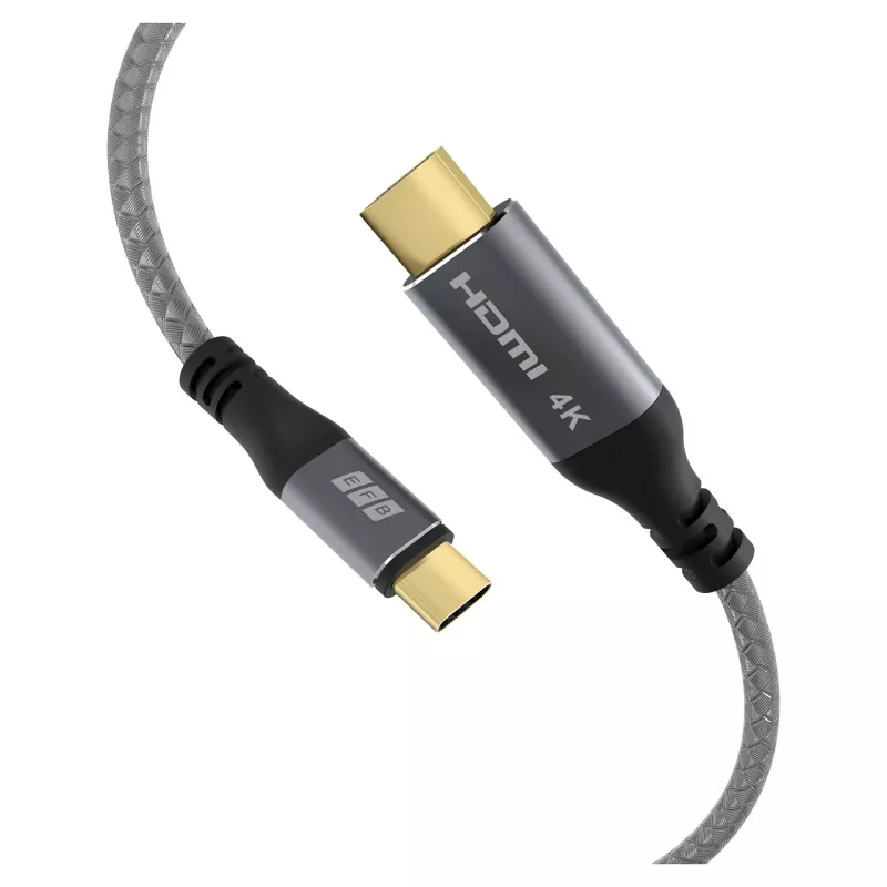 EFB Elektronik USB-C-auf-HDMI-Kabel 4K30Hz Grau - Kabel - Digital/Daten (USB-HDMI-00001)