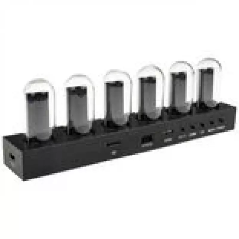 Tischuhr Lamptron DC601 IPS schwarz — digitale Tischuhr mit IPS-Display