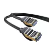 Baseus Ethernet RJ45, 10Gbps, 1m Netzwerkkabel (schwarz)