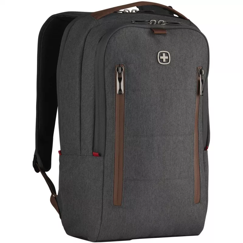 WENGER City Upgrade 40,64cm 16Zoll Laptop-Rucksack mit Umhängetasche Grau