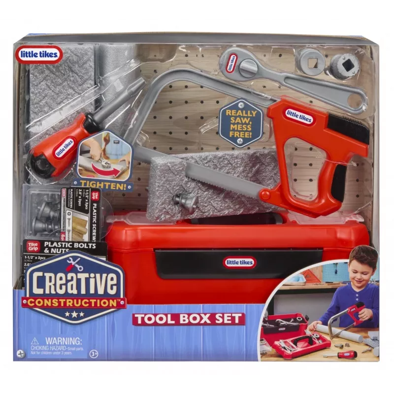 Little Tikes Creative Construction Spielzeug-Werkzeugkasten-Set
