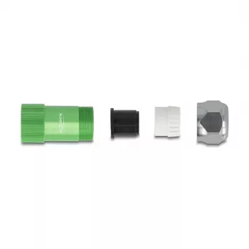 DeLOCK Kabelverschraubung 6,4 mm Aluminium IP67 wasserdichte Zugentlastung