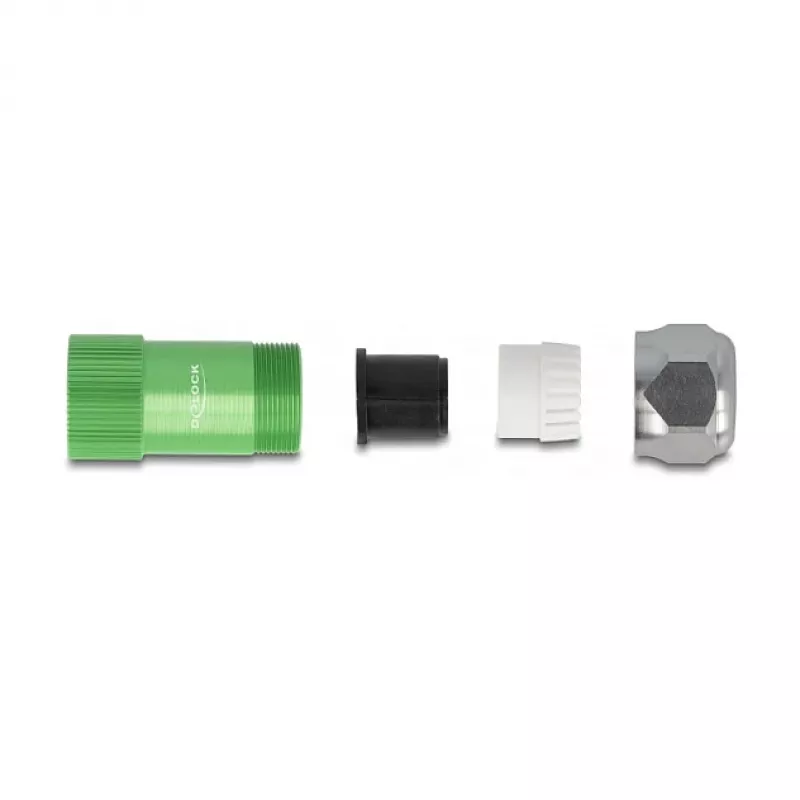 DeLOCK Kabelverschraubung 6,4 mm Aluminium IP67 wasserdichte Zugentlastung