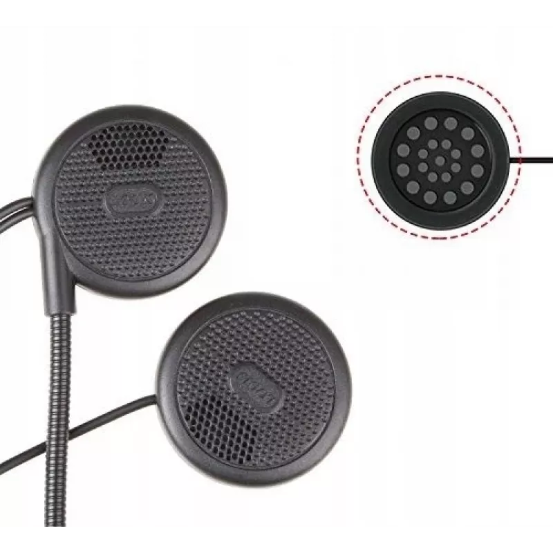 Headset FREEDCONN L1M Motorrad-Intercom Schwarz