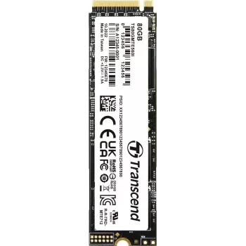Transcend MTE560I 80 GB Internes M.2 PCIe NVMe SSD 2280 PCIe NVMe 4.0 x4 Industrial TS80GMTE560I