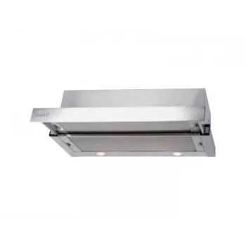 CATA | Dunstabzugshaube | TF 2003 Duralum 600 | Energieeffizienzklasse C | Teleskopisch | Breite 60 cm | 390 m³/h | Mechanische Steuerung | Edelstahl | LED