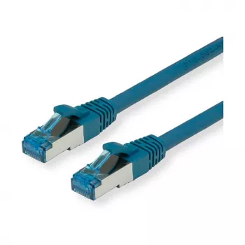VALUE Patchkabel Cat.6A Klasse EA S/FTP PiMF LSOH Blau 20m