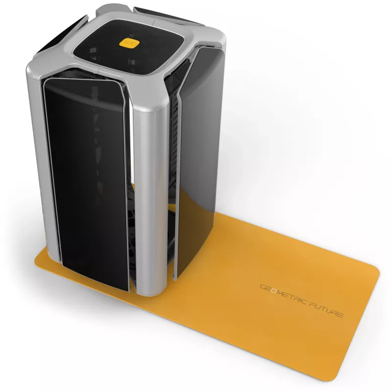 Computer Case Geometric Future M2 THE ARK Case TG - grau