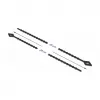 Parallel-Kabelbinder DeLOCK Beaded Kabel Tie L 200 x B 2,4 mm schwarz 100 Stück