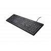 Kabelgebundene Tastatur NATEC HERRING GLOW US-Layout mit weißer Hintergrundbeleuchtung