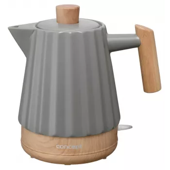 Concept RK0092 Keramik-Wasserkocher 1,5 l Dunkelgrau