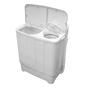 Halbautomatische Waschmaschine Ravanson XPB-800 — 7,5 kg Kapazität, 1400 U/min, Toplader, weiß