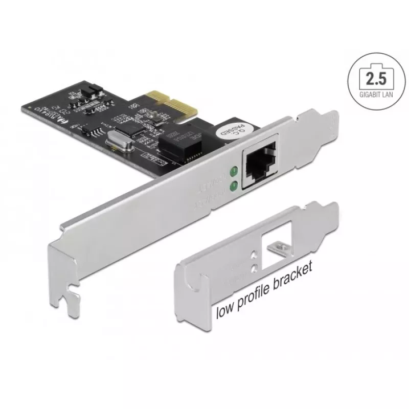 Delock - Netzwerkadapter - PCIe 2.1 Low-Profile - 2,5GBase-T (89598)