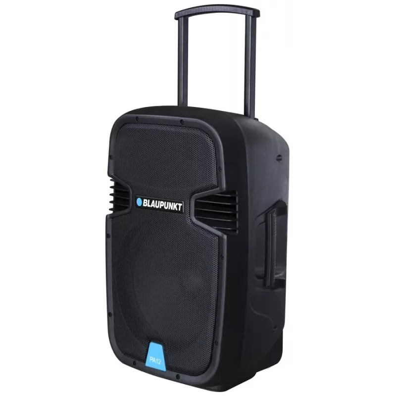 Blaupunkt PA12 tragbarer Lautsprecher 650 W Stereo tragbarer Lautsprecher Schwarz