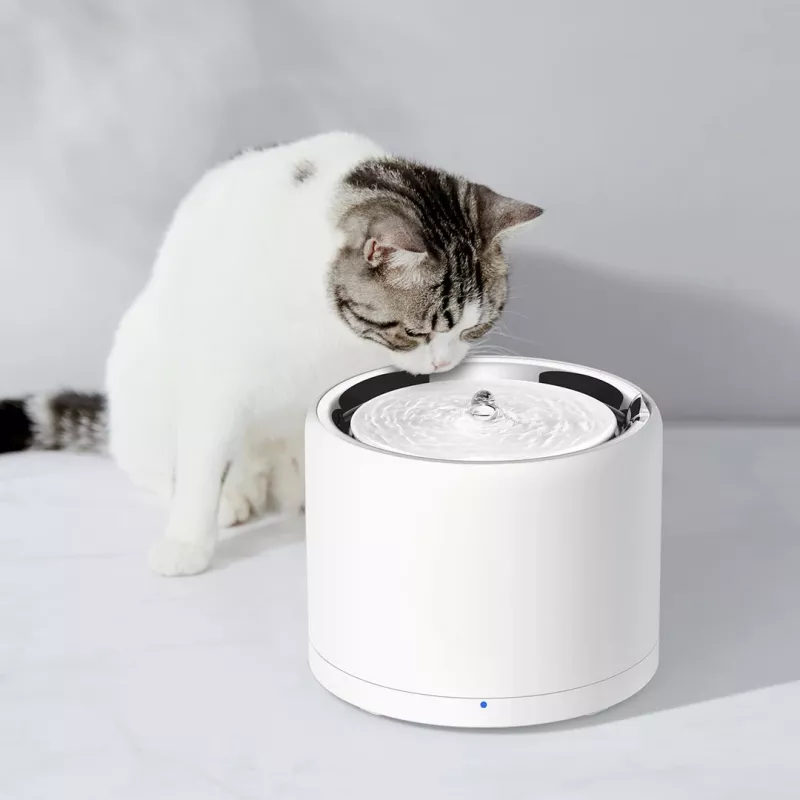 PETKIT EverSweet 3 Pro UVC Hunde-/Katzentränke Acrylnitril-Butadien-Styrol (ABS), Silikon, Edelstahl Weiß Universal Automatische Haustiertränke
