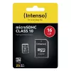 SPEICHER MICRO SDHC 16GB C10/W/ADAPTER 3413470 INTENSO