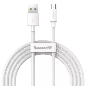 USB-A-auf-Micro-USB-B-Kabel Baseus TZCAMZJ-02 1,5 m Weiß