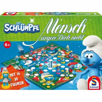 Schmidt Spiele Die Schlümpfe Klassisches Mensch-ärgere-dich-nicht-Brettspiel