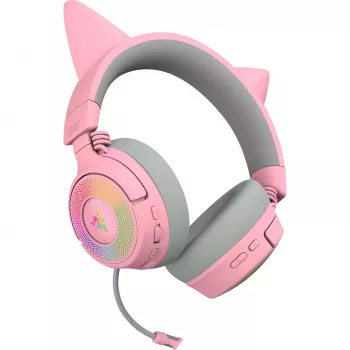 Razer Kraken Kitty V3 Pro - Quartz Headset Kabelgebunden & Kabellos Kopfband Gaming USB Typ-A Bluetooth Rose
