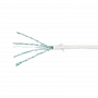 LogiLink CQ9041S RJ45 Netzwerkkabel, Patchkabel CAT 6a U/FTP 1,50 m weiß, extrem dünn, flammwidrig