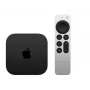 Apple TV 4K Schwarz Silber 128 GB Wi-Fi Ethernet A15 Prozessor