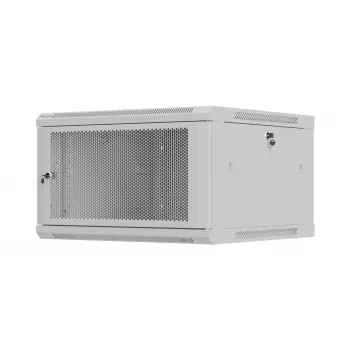 Rack-Schrank 19 inch 6U 600x600 grau perforiert