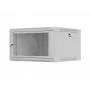 Rack-Schrank 19 inch 6U 600x600 grau perforiert