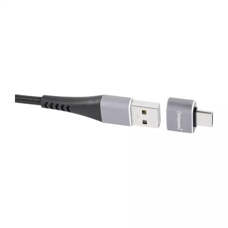 Intenso 3er-Pack USB-Adapter USB-A -> USB-C C480C Aluminium