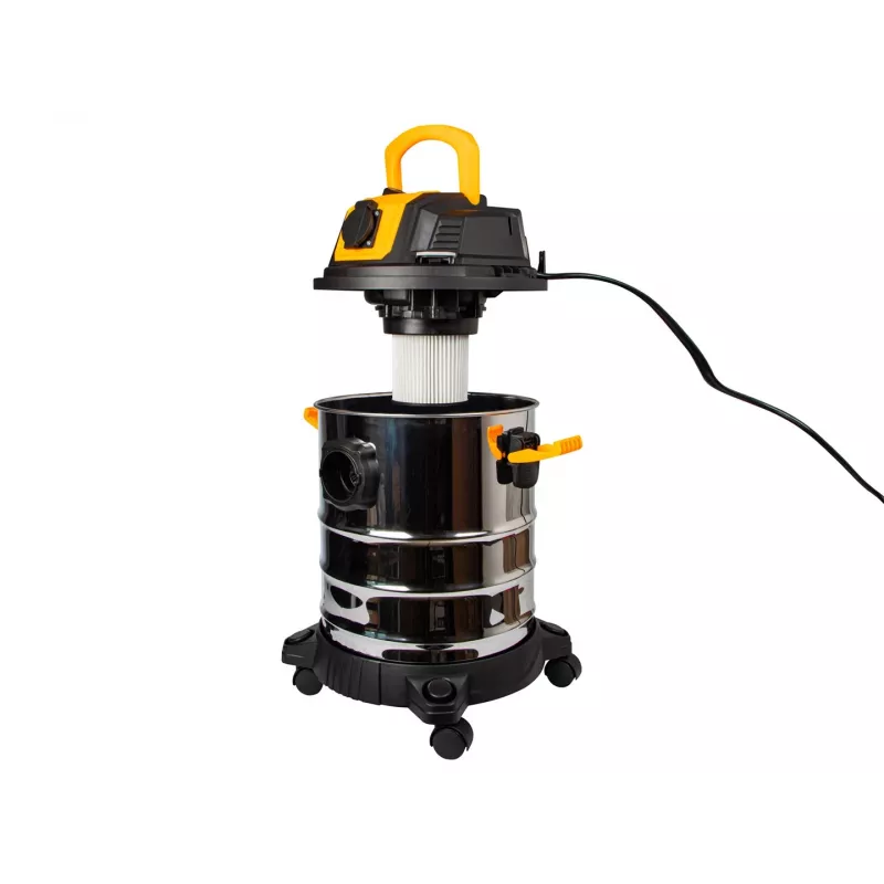 BLOW WD3300 Industriestaubsauger mit 230V Steckdose 2000W