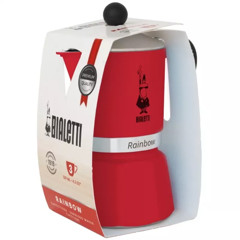 Bialetti RAINBOW 3TZ Rot
