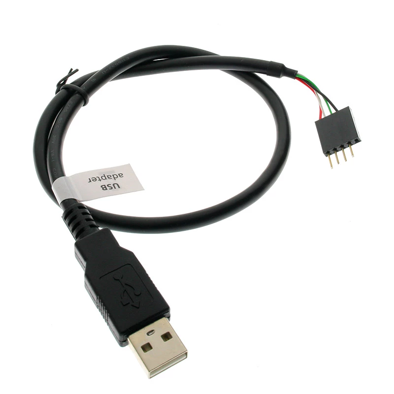 USB-Kabel Akasa 0,4 m USB A Schwarz