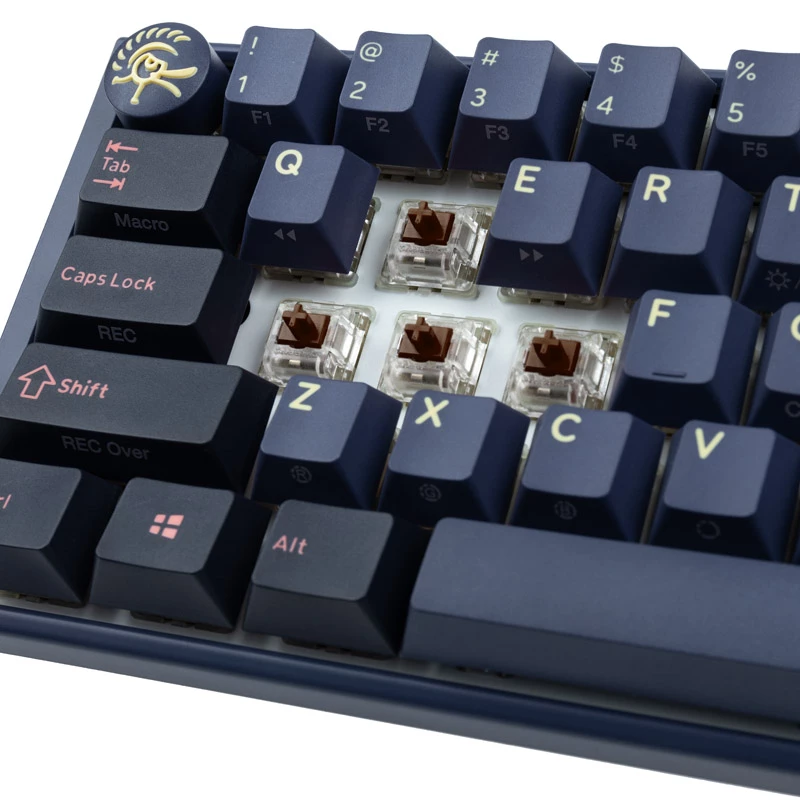 Ducky One 3 SF Tastatur, Gaming, USB, QWERTY, Englisch, Blau