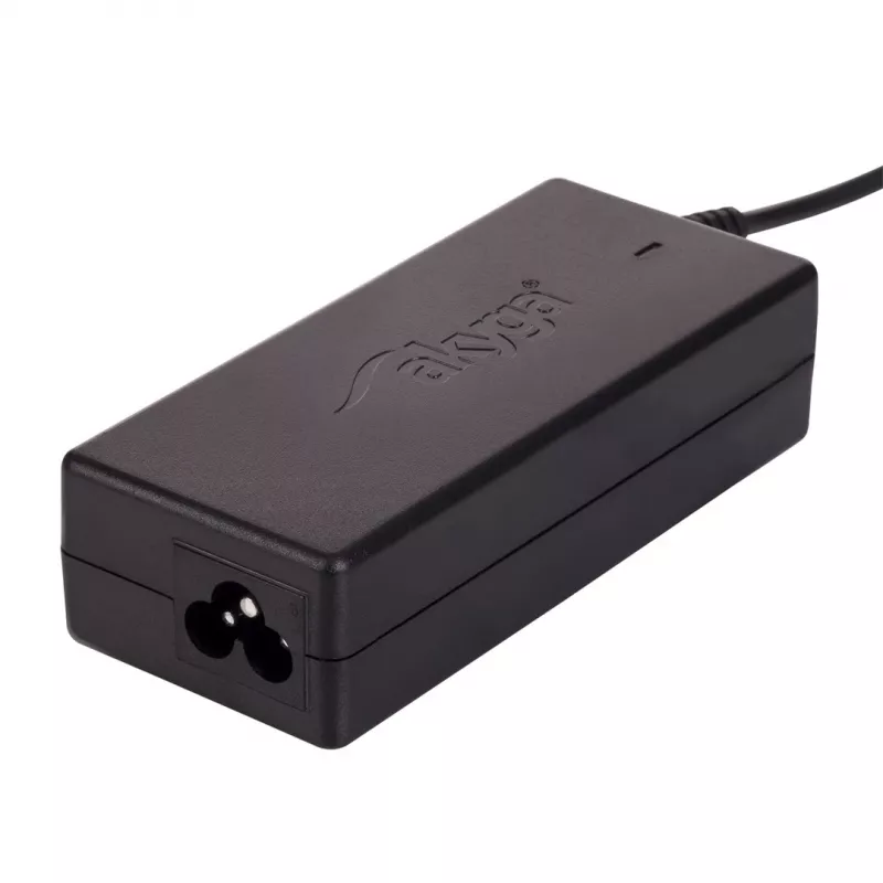 Netzteil Akyga AK-ND-06 65 W Laptop-Netzteil für Innenräume, 100–250 V, schwarz, ABS-Gehäuse