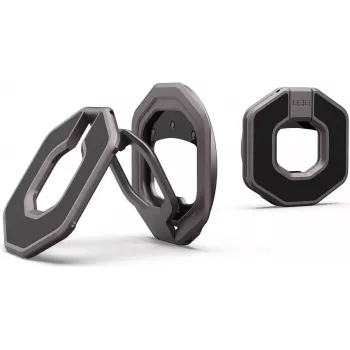 UAG Monarch Dual Magnetic Ring Stand - doppelseitig magnetisch befestigbarer Ständer für Schutzhülle (gunmetal)