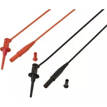 Voltcraft MSL-528 Prüfleitung 4 mm Sicherheitsstecker 1,2 m Rot Schwarz 1 Paar (VC-17182160)