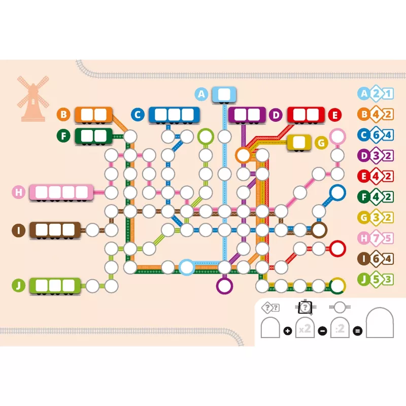 Voll verplant, Brettspiel