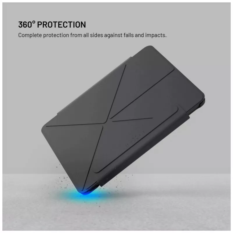 Fixed | Trinity Case | 10,9-11 Zoll | Hülle | Apple iPad 10,9 Zoll (2022)/iPad 11 Zoll (2025) | Schwarz