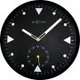 NeXtime Wanduhr 3049 Serious Black, Ø32 cm, Schwarz