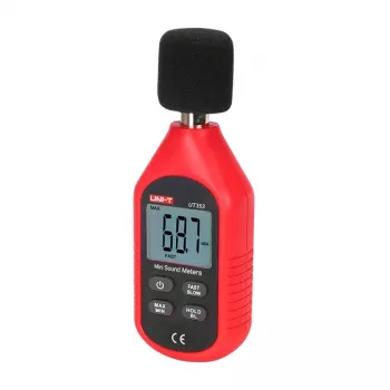 Schallpegelmessgerät UT353, 30–130 dB Bereich, 31,5 Hz–8 kHz Frequenz