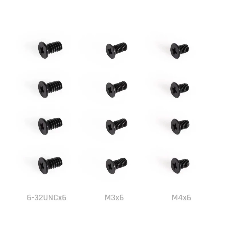 Montageset Alphacool 15724 Schwarz Edelstahl 17 mm Höhe