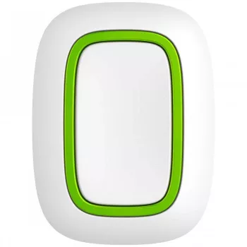 Ajax Button Drahtloser Alarm Panikknopf Weiß 35 mm x 13 mm x 47 mm